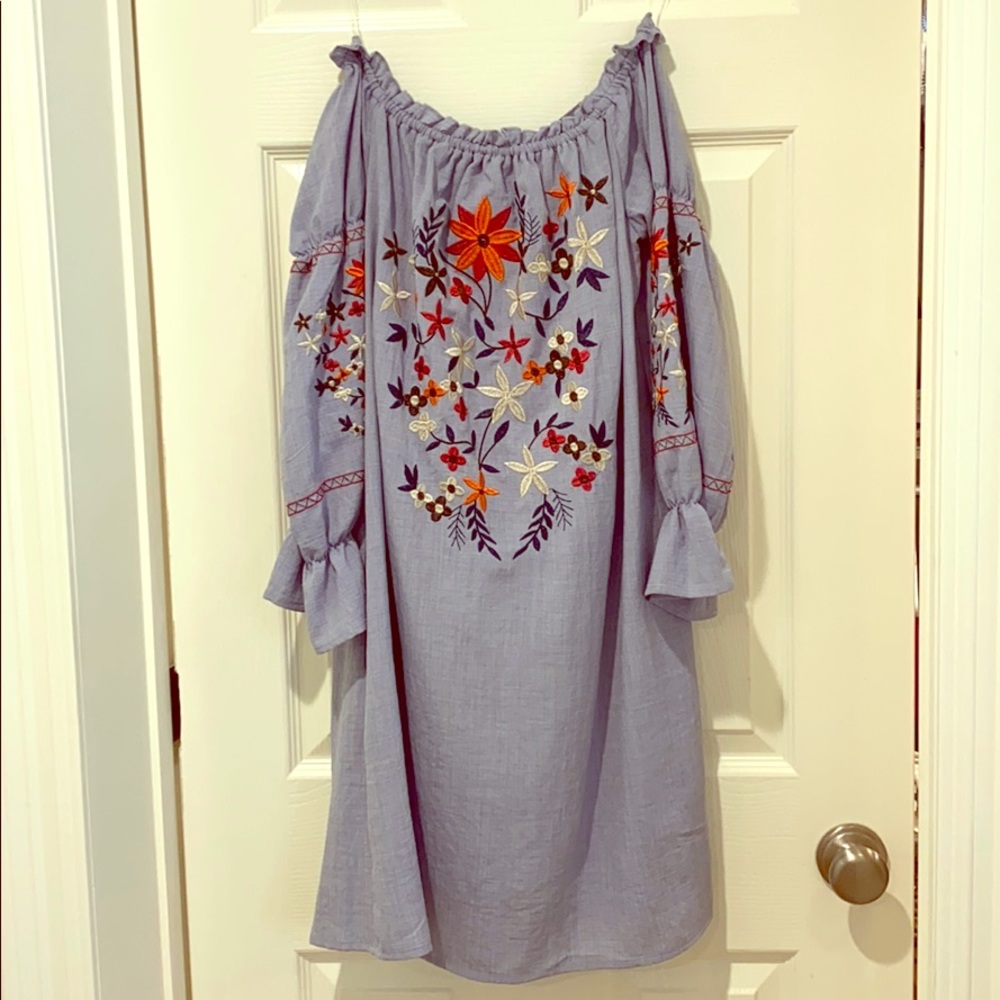Off the shoulder dress